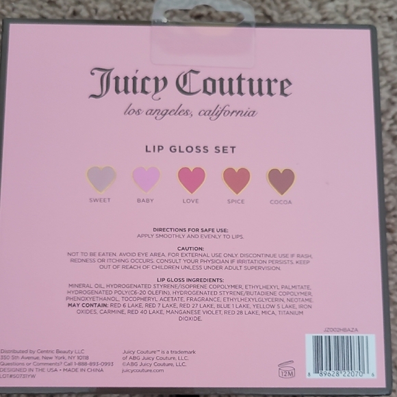 Juicy Couture Heart-Shaped Lip Gloss Collection - Picture 2 of 3